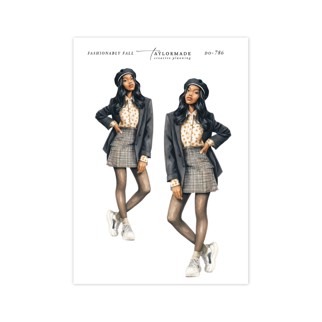 D0-786 Fashionably Fall Fashion Doll