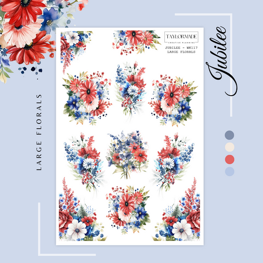 WK117 - Large Florals - Jubilee Add-On Sheet