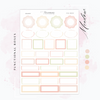 Meadow Weekly Kit -  Rose Gold Foil