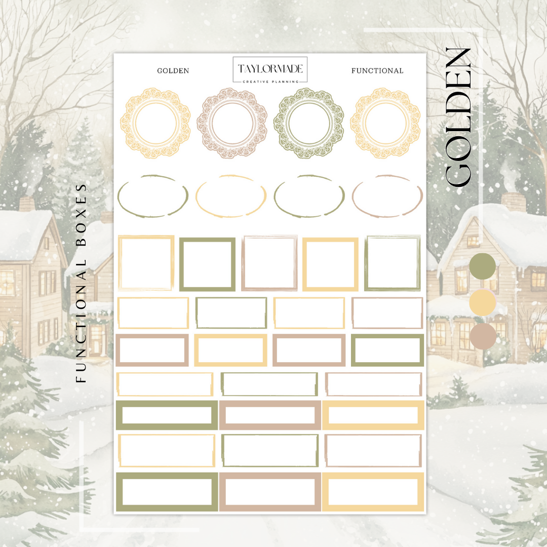 Golden Weekly Kit - Gold Foil