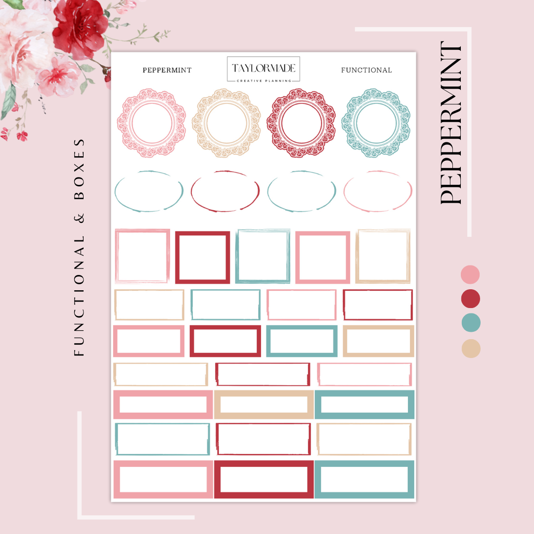 Peppermint Weekly Kit - Silver Foil