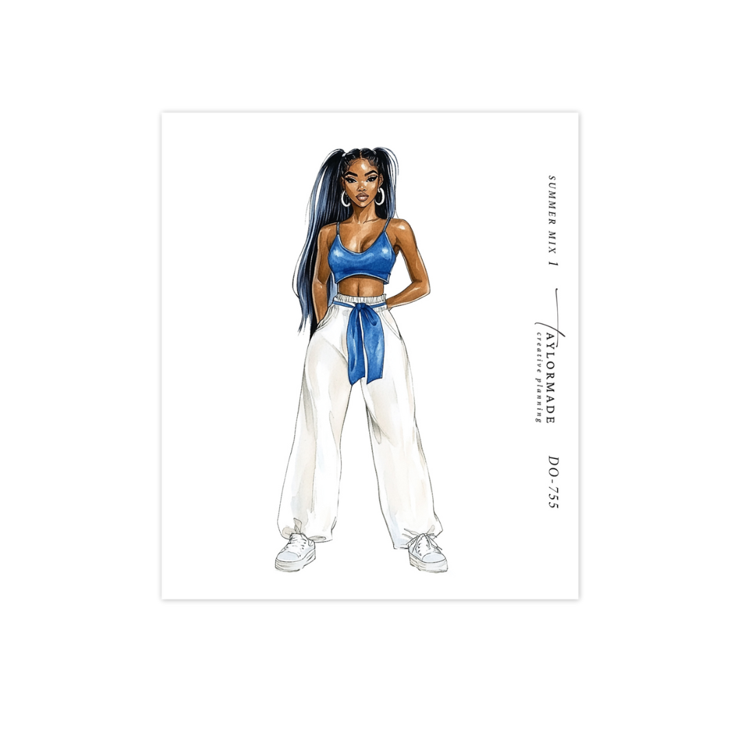 D0-755   Summer Mix Fashion Doll