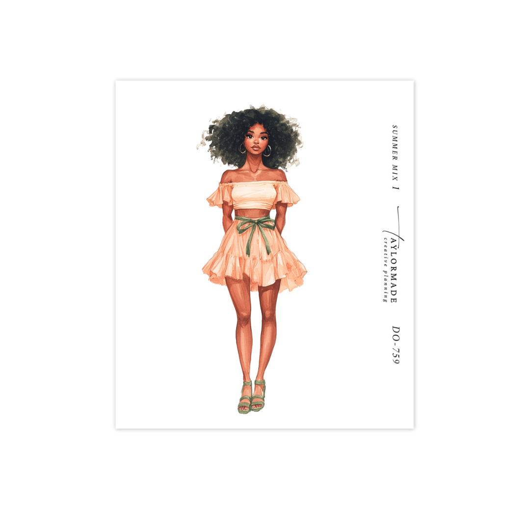 D0-759   Summer Mix Fashion Doll