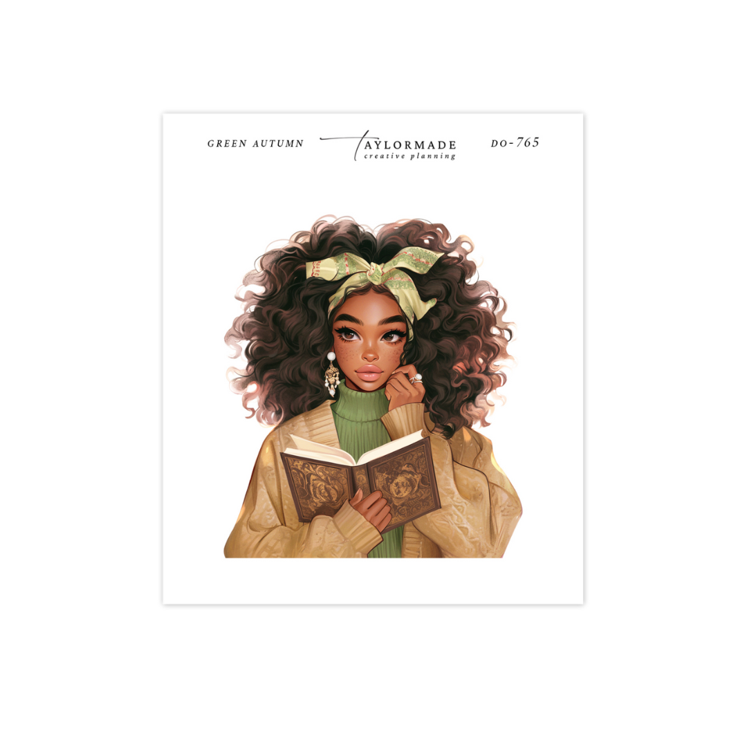 D0-765   Green Autumn Fashion Doll