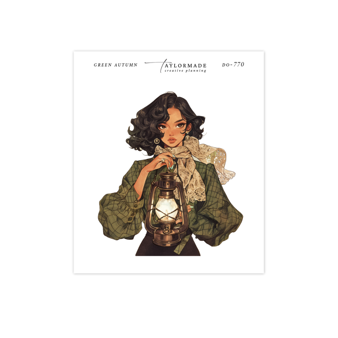 D0-770   Green Autumn Fashion Doll