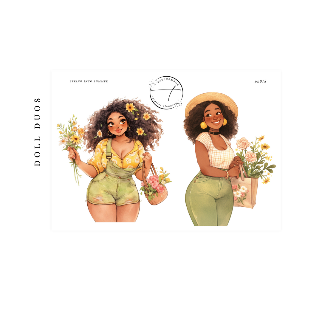 DD-018 Spring into Summer  Doll Duos