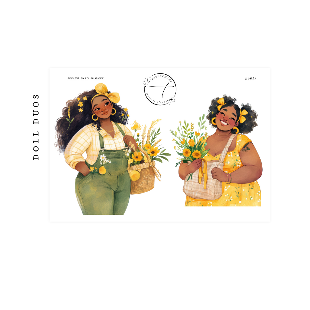 DD-019 Spring into Summer  Doll Duos