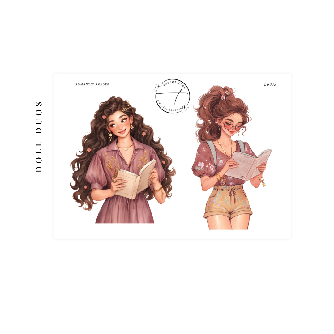 DD-035 Romantic Reader Doll Duos