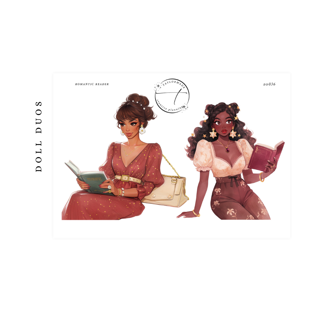DD-036 Romantic Reader Doll Duos
