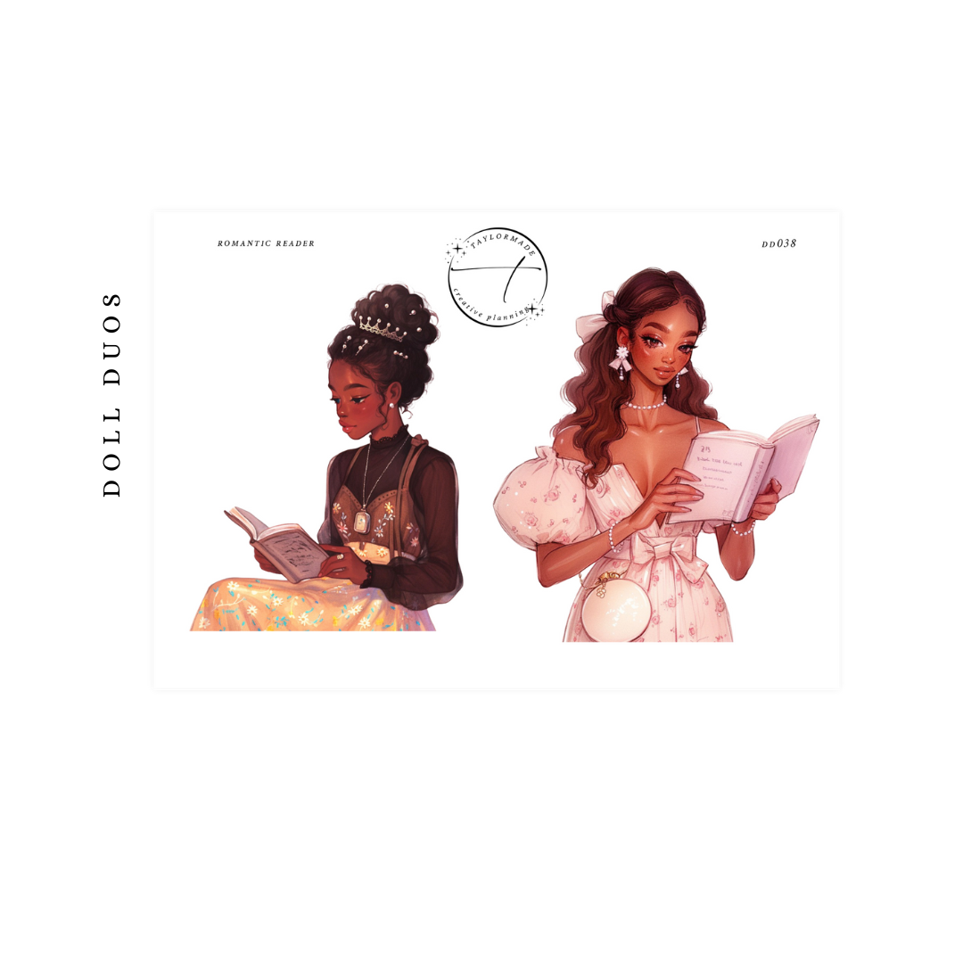 DD-038 Romantic Reader Doll Duos