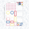 Legacy -  Light Gold Foiled June Monthly Planner Sticker Kit (A5W/7x9 Planners)