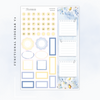 Sunshine - Gold Foiled May Monthly Planner Sticker Kit (7x9 Narrow)