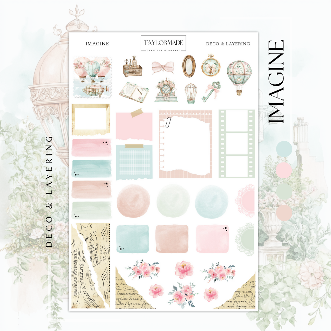 Imagine - Mystery  Weekly Kit - Rose Gold Foil