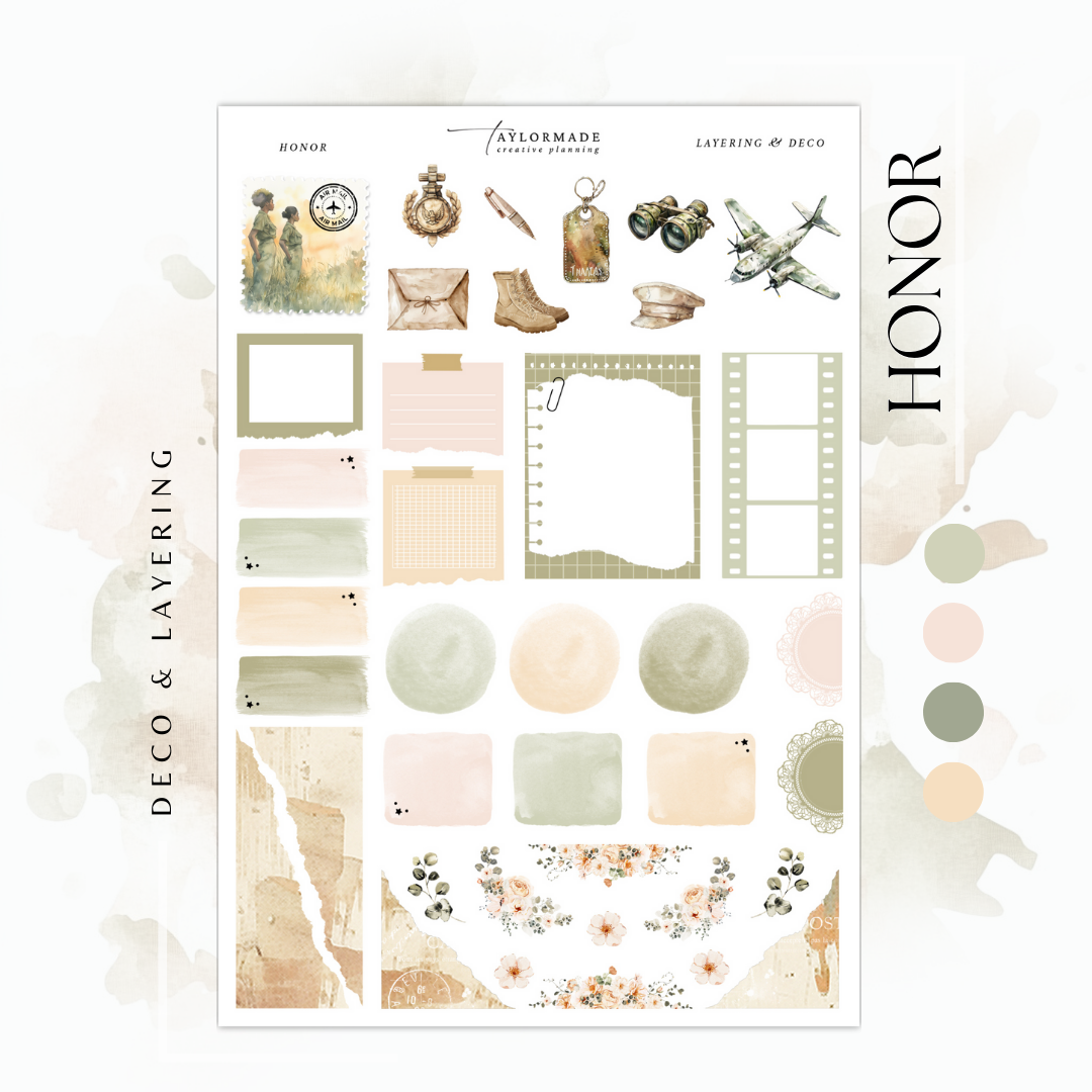 Honor Weekly Kit -  Light Gold Foil