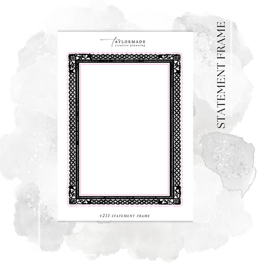 F211 - Foiled Statement Frame