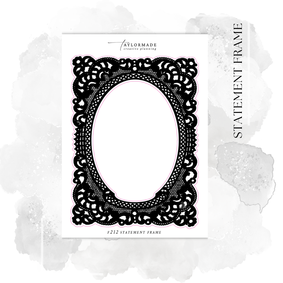 F212 - Foiled Statement Frame