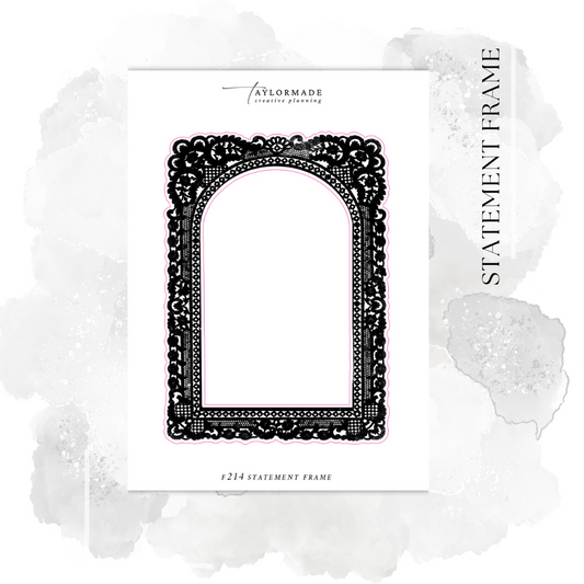 F214 - Foiled Statement Frame