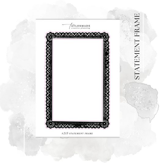 F215 - Foiled Statement Frame