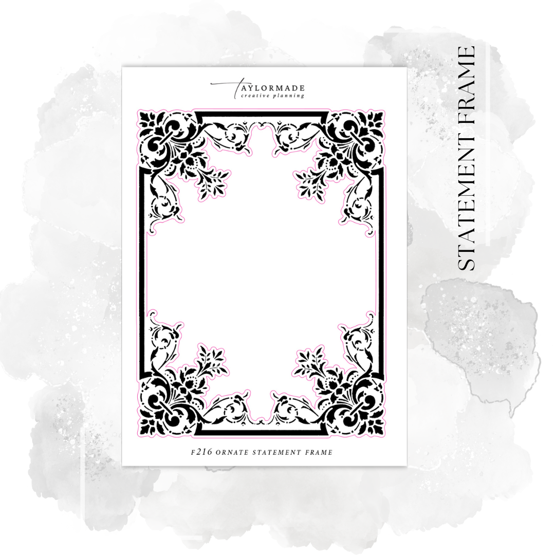 F217 - Foiled Statement Frame