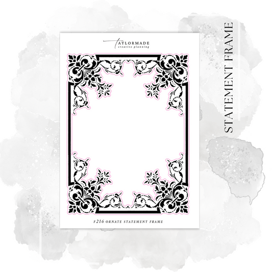 F217 - Foiled Statement Frame