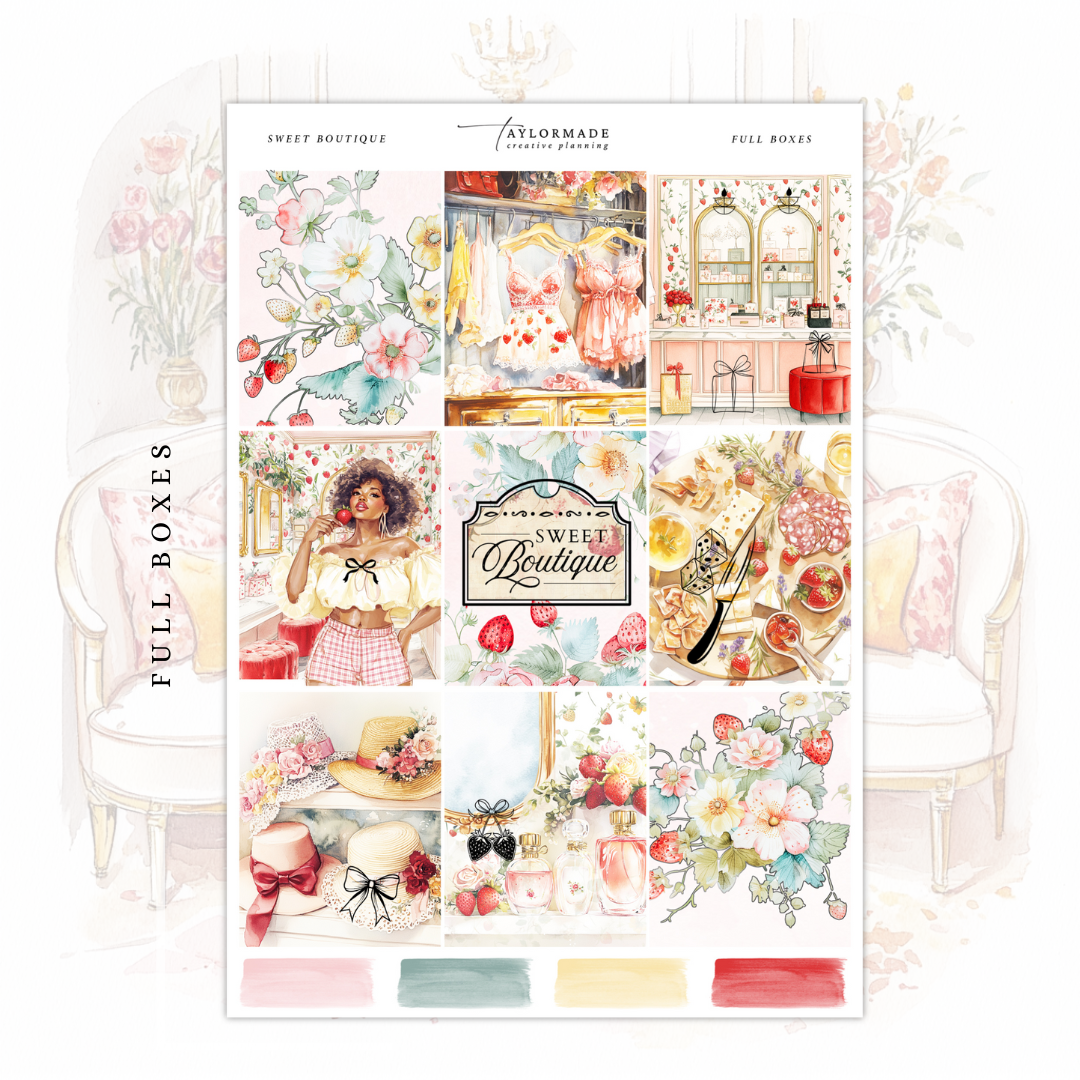 Sweet Boutique Weekly Kit -  Rose Gold Foil