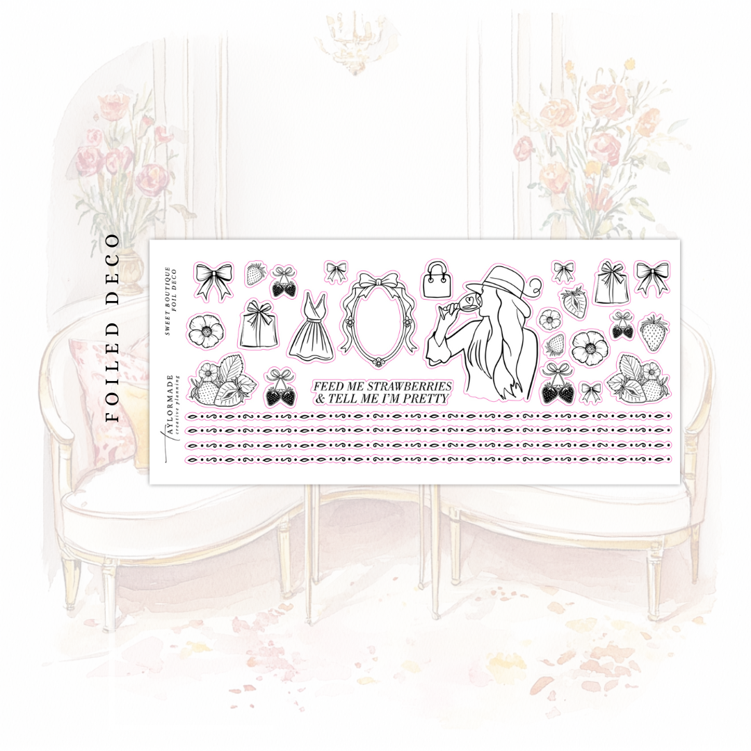Sweet Boutique - Foiled Deco