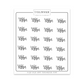 S218 -Hair Appt Typewriter Font