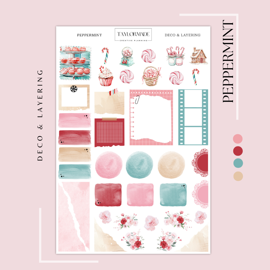 Peppermint Weekly Kit - Silver Foil