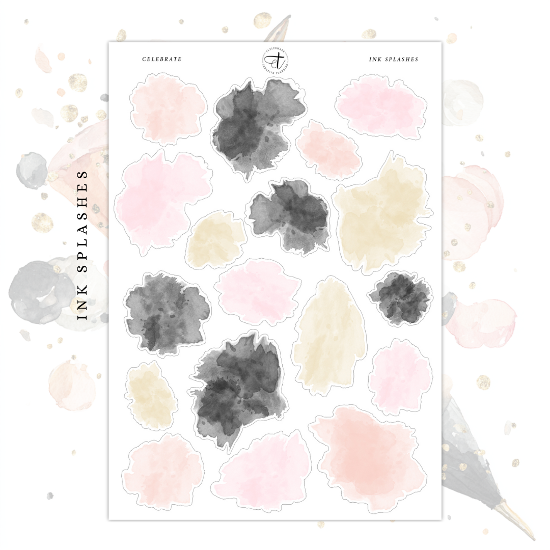 Celebrate - Ink Splashes