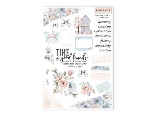 WK121 - Journaling - Tea Time Add-On Sheet