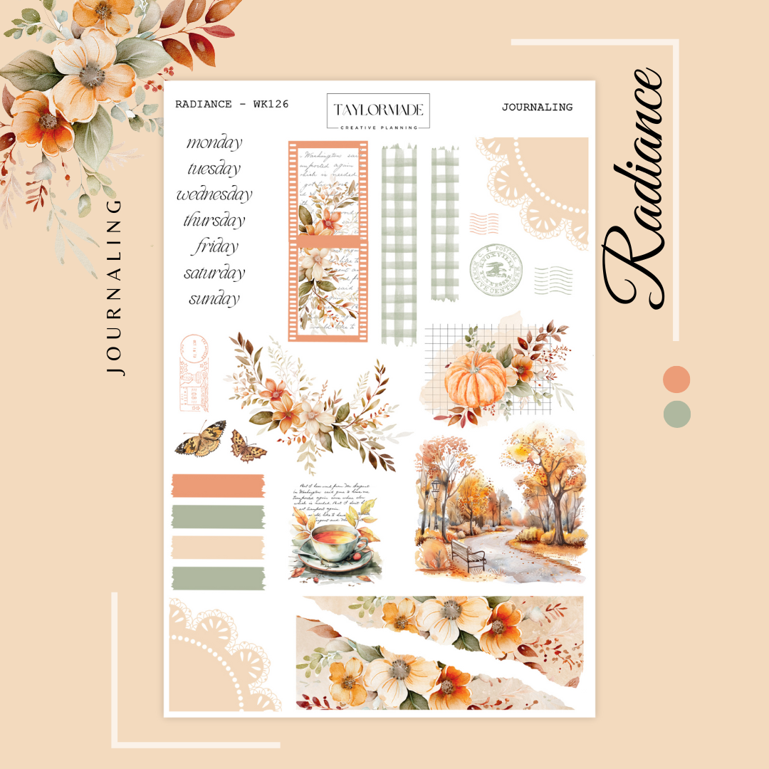 WK126 - Journaling - Radiance Add-On Sheet