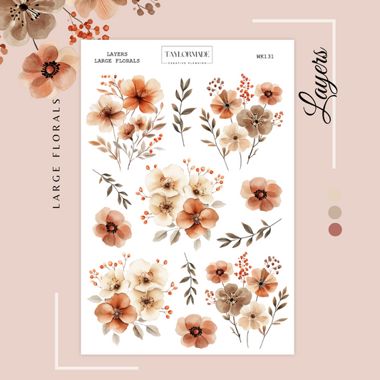 WK131 - Large Florals - Layers Add-On Sheet