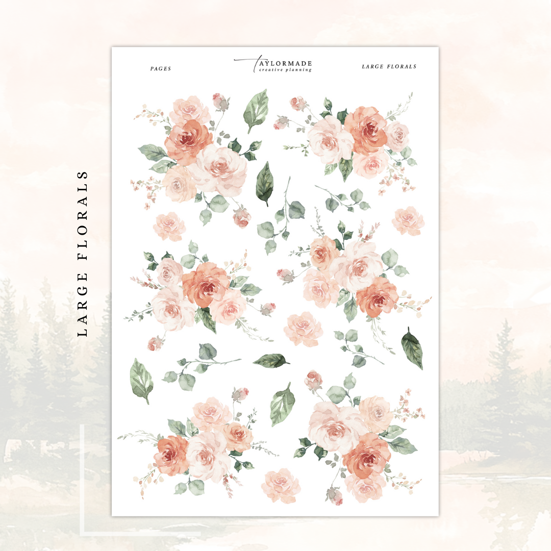 Pages - Large Florals