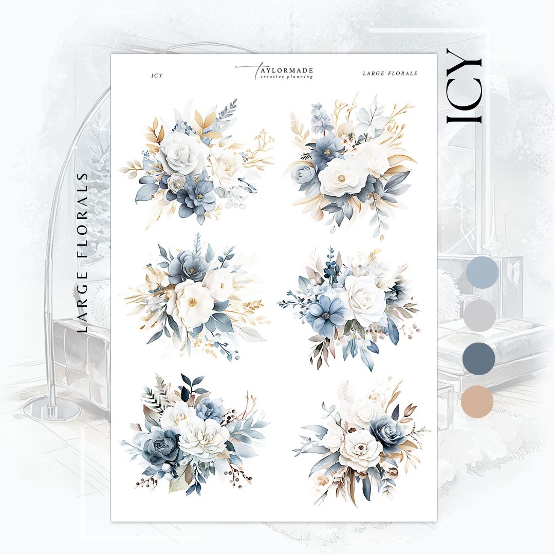 Icy - Large Florals