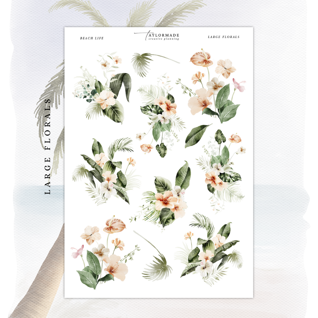 Beach Life - Large Florals