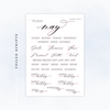 Sunshine - Gold Foiled May Monthly Planner Sticker Kit (7x9 Narrow)