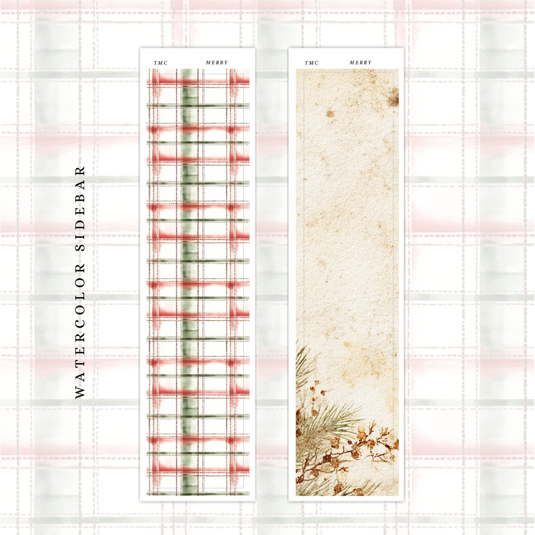 Merry - Watercolor Sidebar