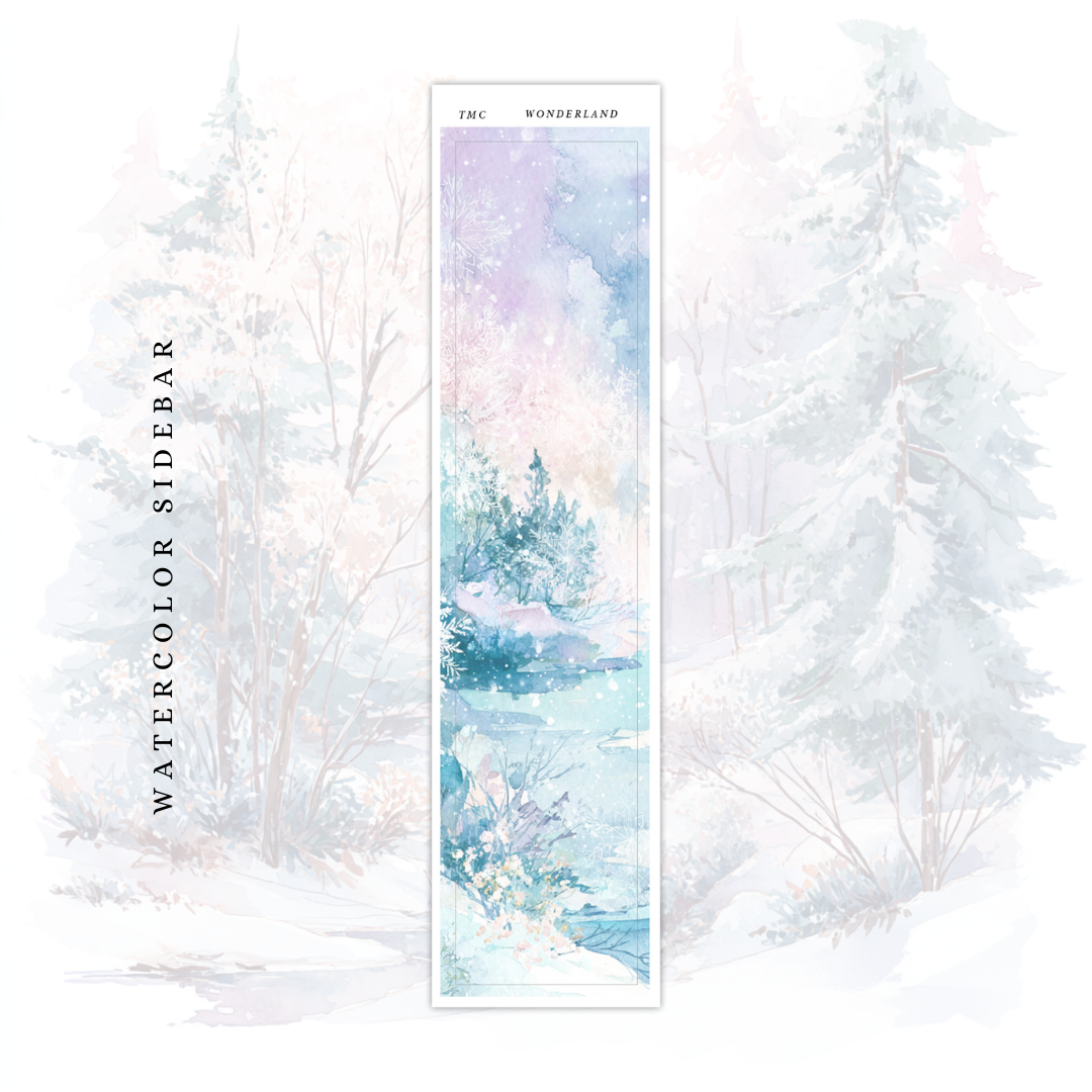 Wonderland - Watercolor Sidebar