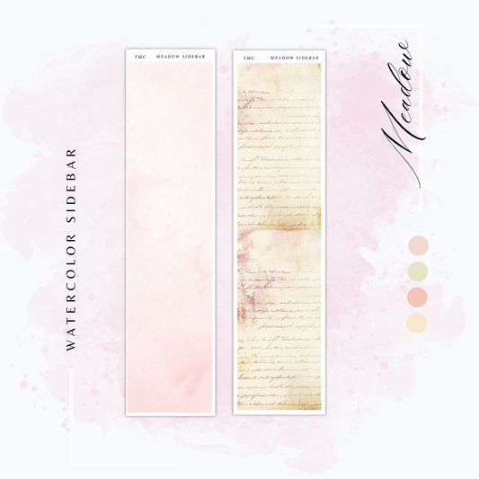 Meadow  - Watercolor Sidebar