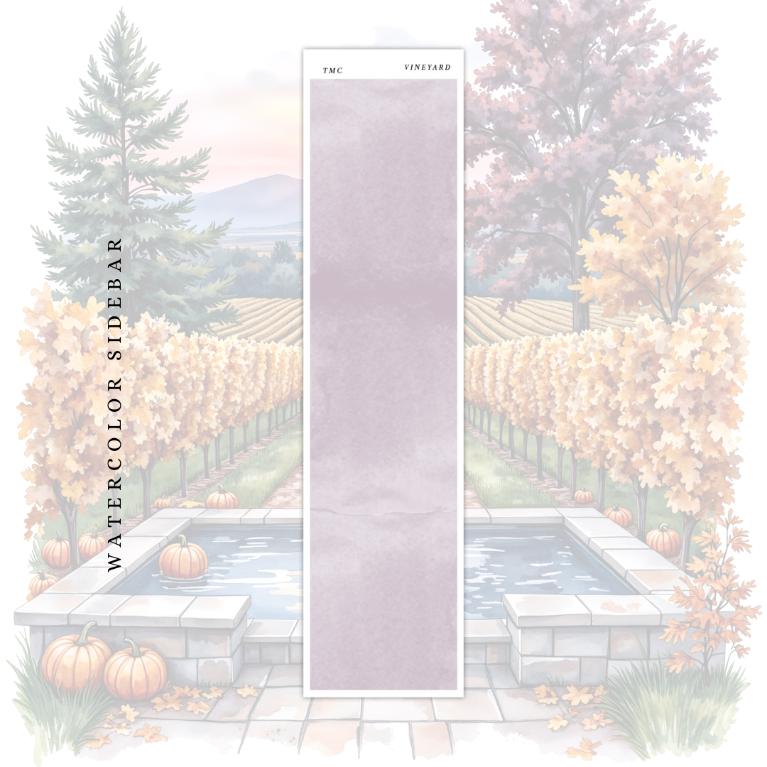 Vineyard - Watercolor Sidebar