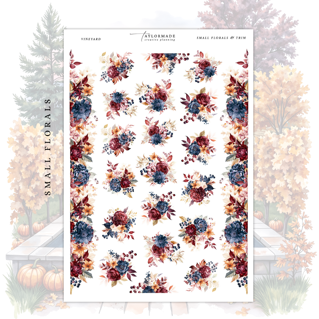 Vineyard - Small Florals & Trim