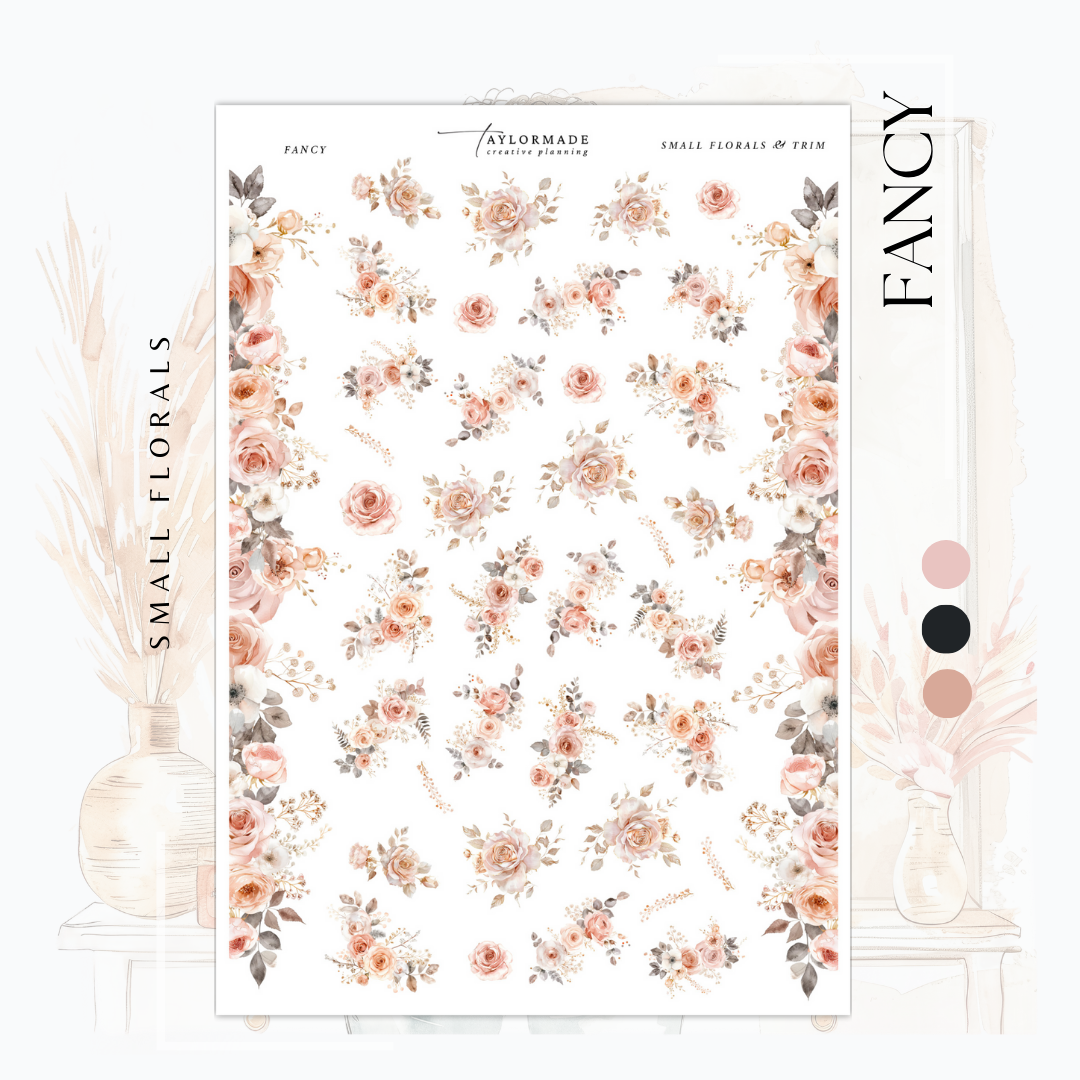 Fancy - Small Florals & Trim