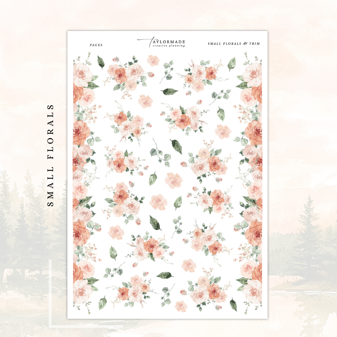 Pages - Small Florals & Trim