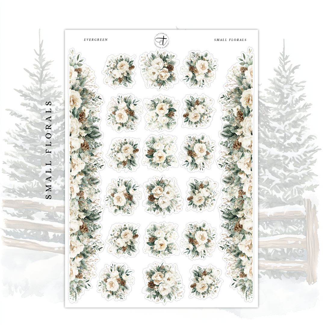 Evergreen - Small Florals & Trim