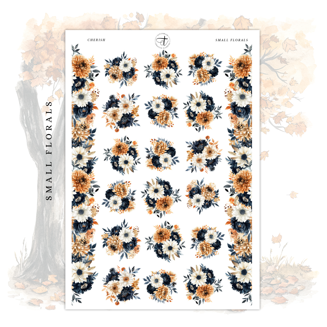 Cherish - Small Florals & Trim