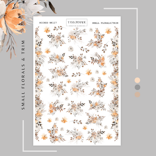 WK127 - Small Florals and Trim - Wicked Add-On Sheet