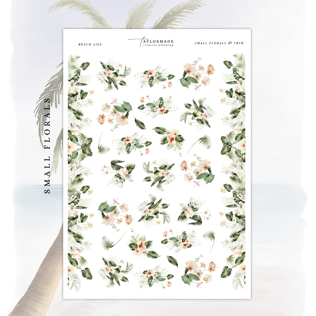 Beach Life - Small Florals & Trim
