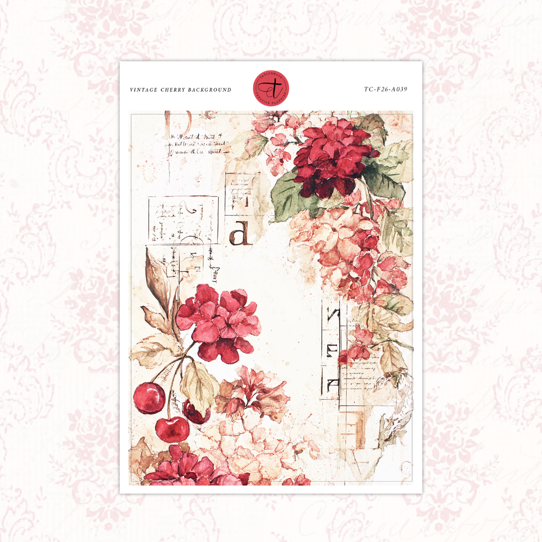 Vintage Cherry Background