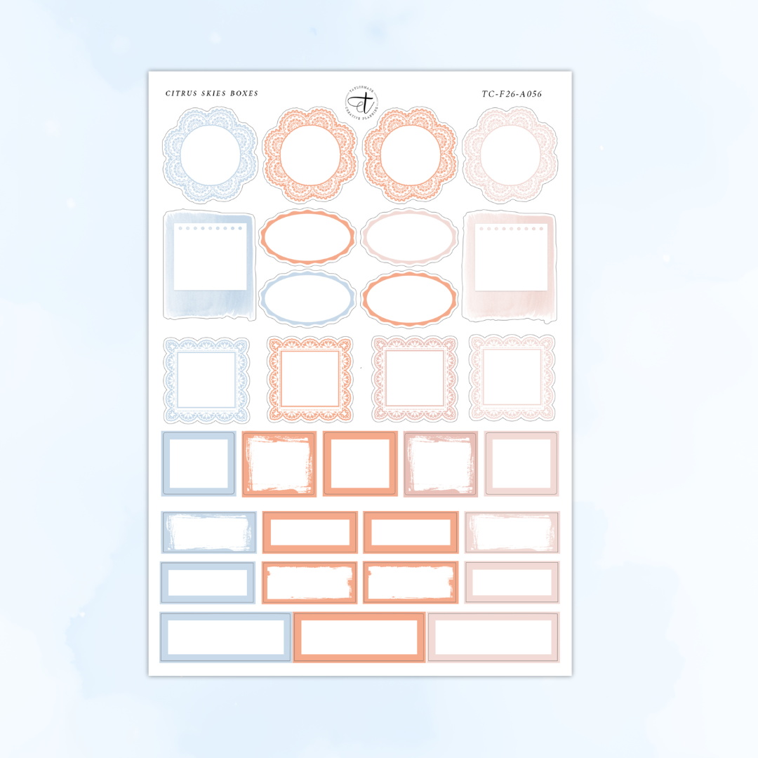 Citrus Skies Functional Boxes