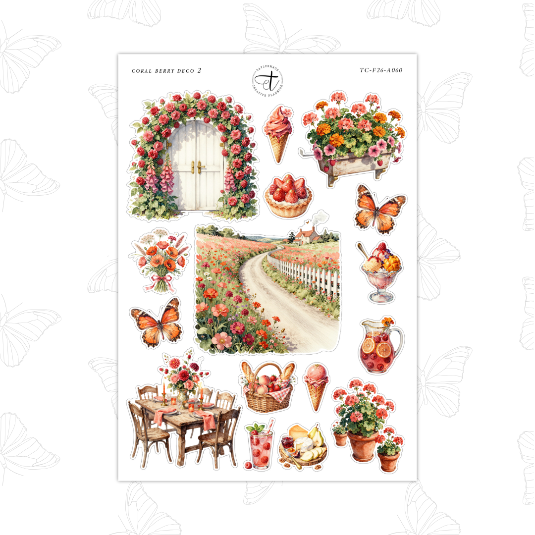 Coral Berry Deco 2